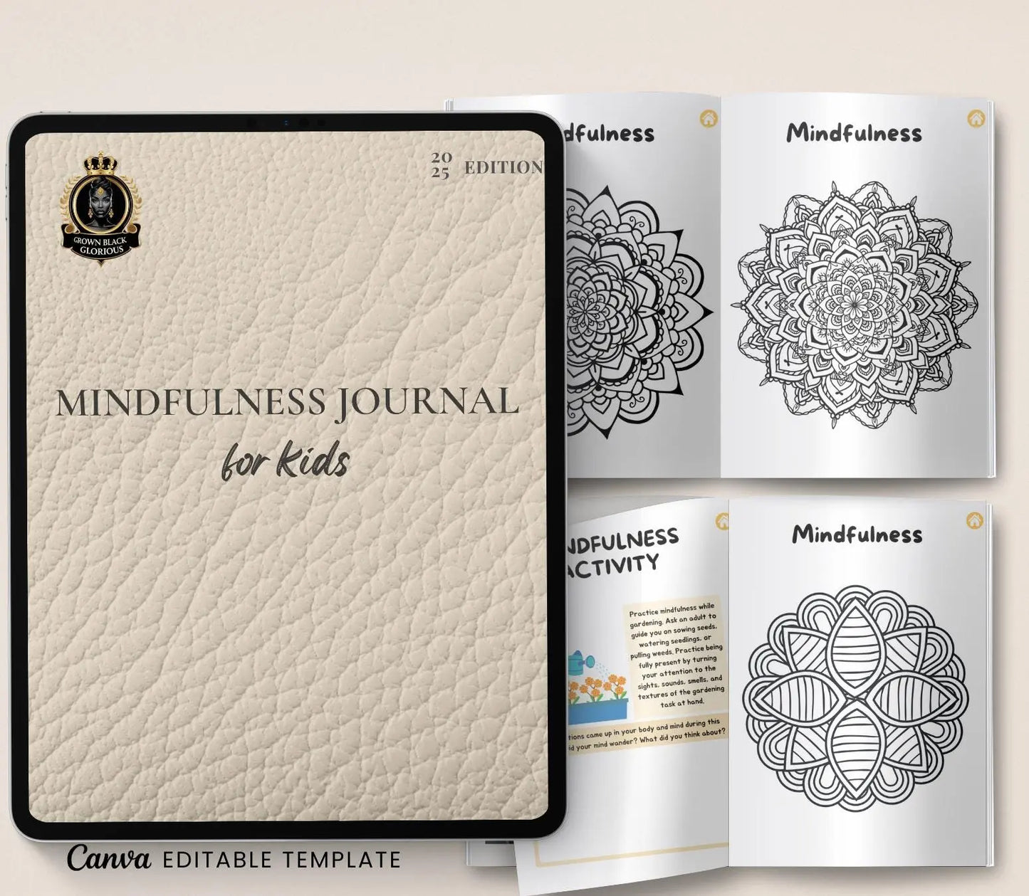 Mindfulness Journal for Kids |Gratitude & Self-Care Prompts (Printable PDF) Ma boutique
