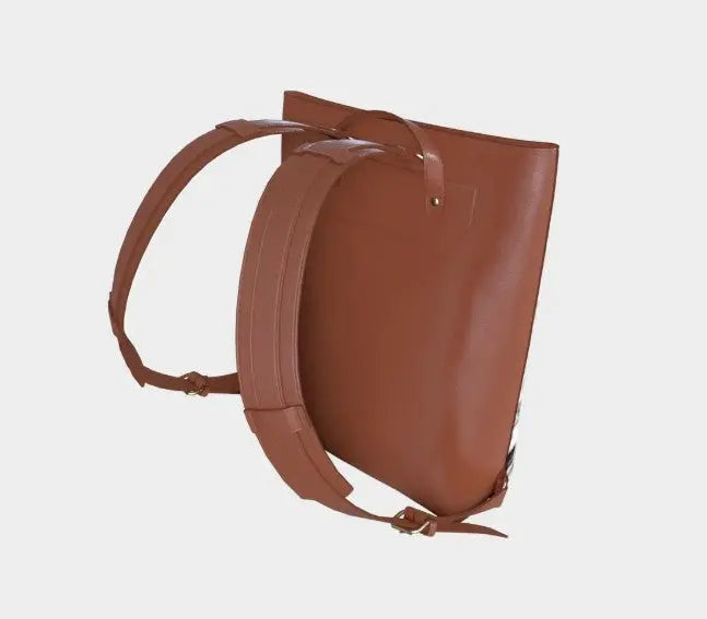 Elegant Blush Heritage Vegan Leather Backpack – Afro-Luxury Travel Bag for Black Women Grown Black Glorious