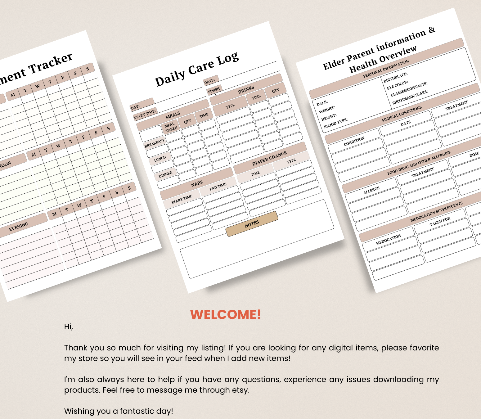 Black Women’s Elder Care Management Planner | Editable Canva Caregiving Organizer - Grown Black Glorious