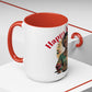 Happy Kwanzaa Mug for Black Women | Afrocentric Empowerment Coffee Cup | Cultural Heritage Gift for Kwanzaa Celebration