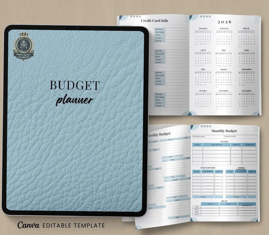 Budget Planner & Finance Tracker - Money Management Made Easy (Digital) Grown Black Glorious