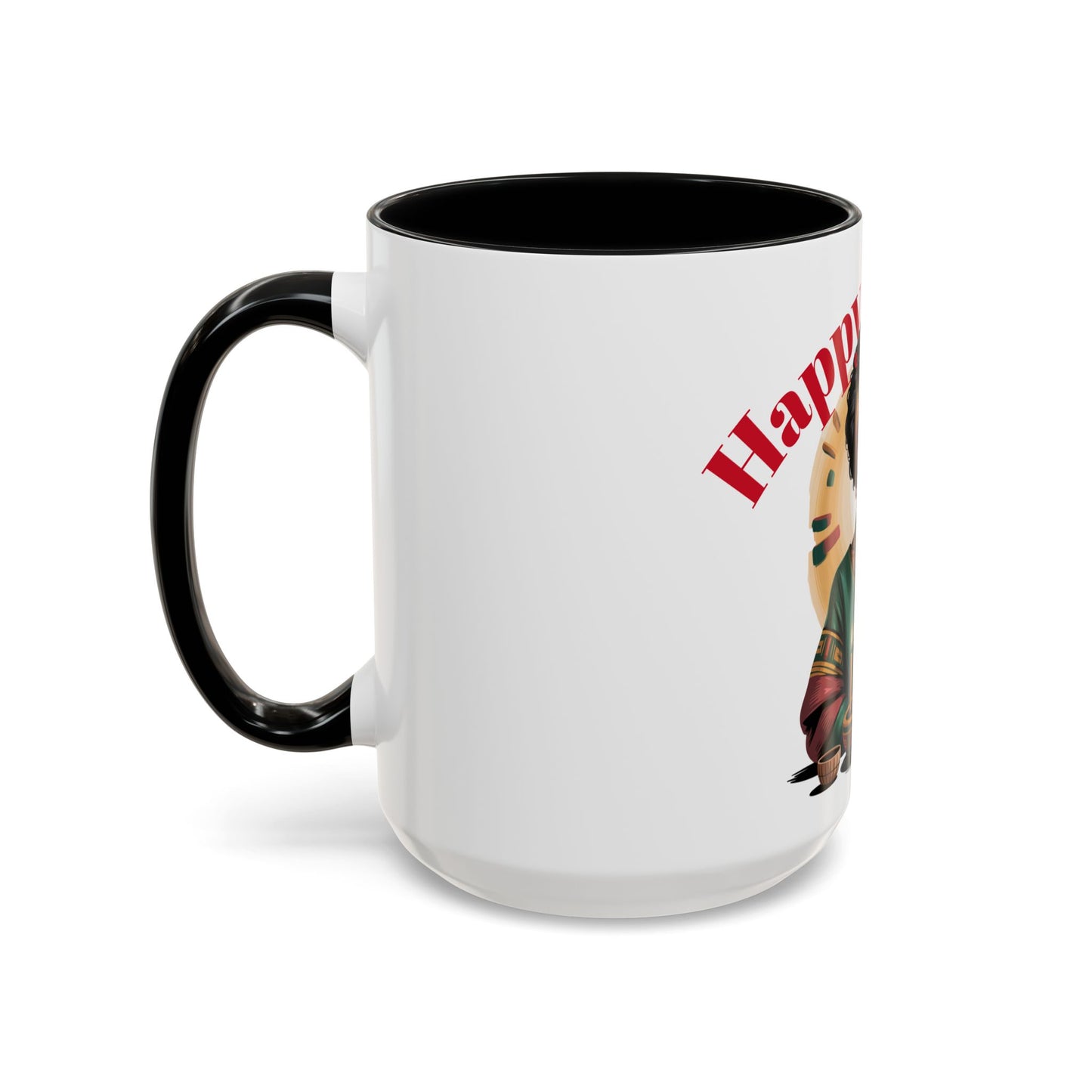 Happy Kwanzaa Mug for Black Women | Afrocentric Empowerment Coffee Cup | Cultural Heritage Gift for Kwanzaa Celebration