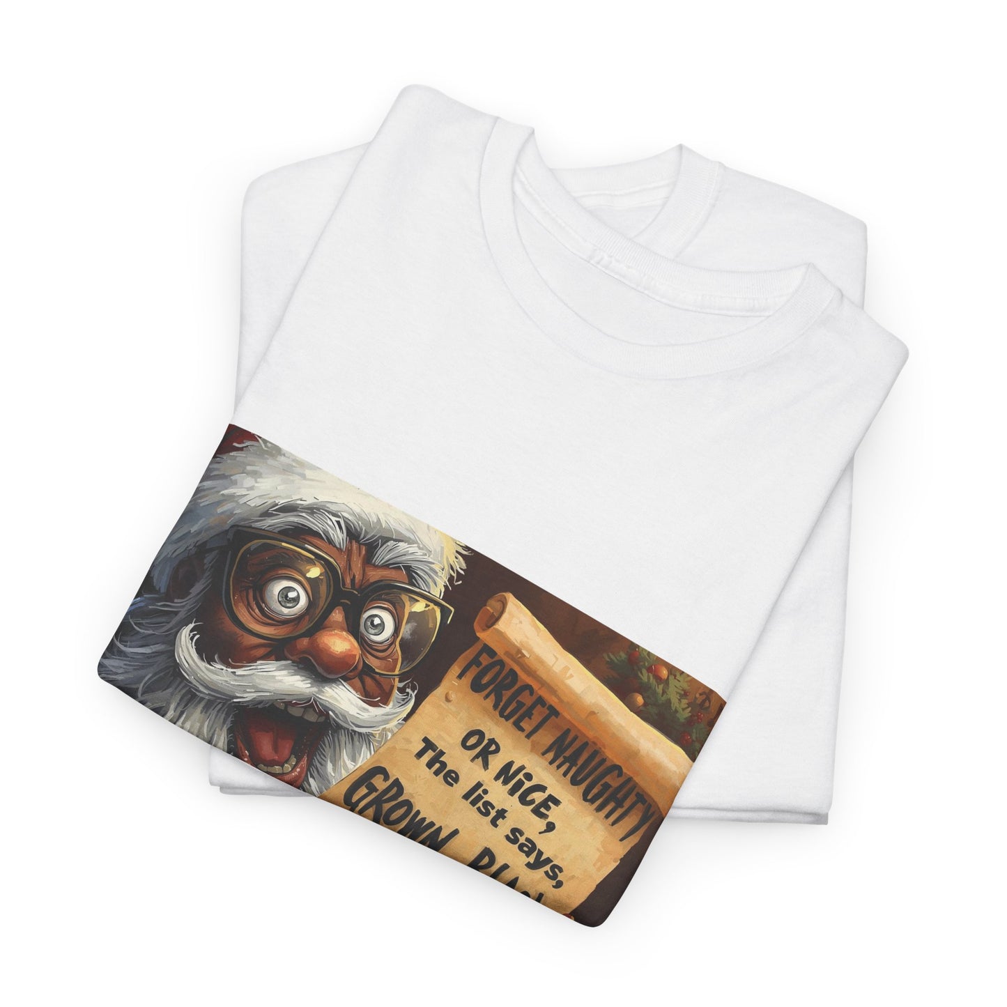 Retro Black Santa Humor Shirt