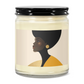 Golden Aura Afrocentric Soy Candle for Black Women Grown Black Glorious