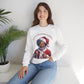 Festive Black Santa Sweater - Gifted, Grounded, Gracious Holiday Wear