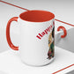 Happy Kwanzaa Mug for Black Women | Afrocentric Empowerment Coffee Cup | Cultural Heritage Gift for Kwanzaa Celebration
