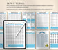 Digital Savings Tracker: Budget Planner, Money Management (Printable PDF & Tablet Friendly) Grown Black Glorious