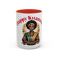 Happy Kwanzaa Mug for Black Women | Afrocentric Empowerment Coffee Cup | Cultural Heritage Gift for Kwanzaa Celebration