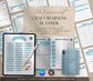 Craft Business Planner: Etsy Shop Organizer, Inventory Tracker (Printable PDF & Digital) Grown Black Glorious