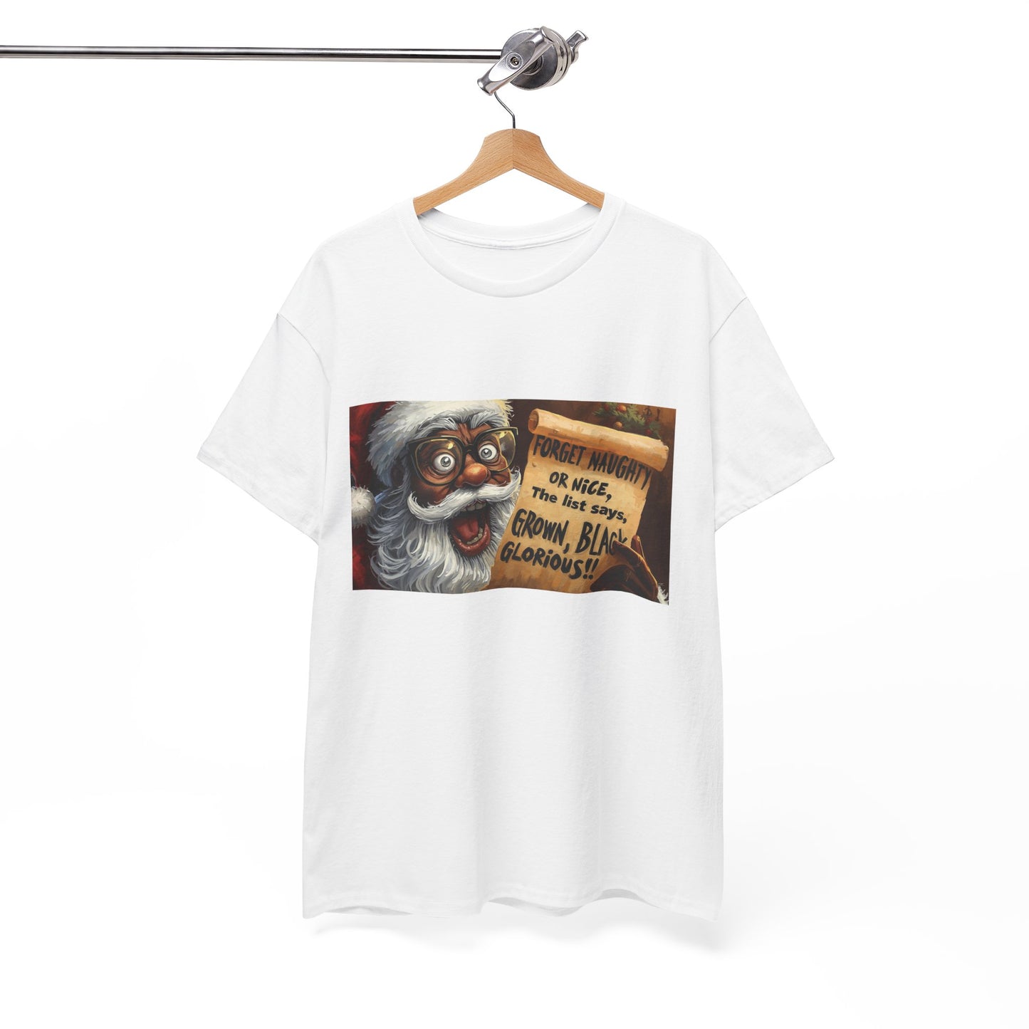 Retro Black Santa Humor Shirt