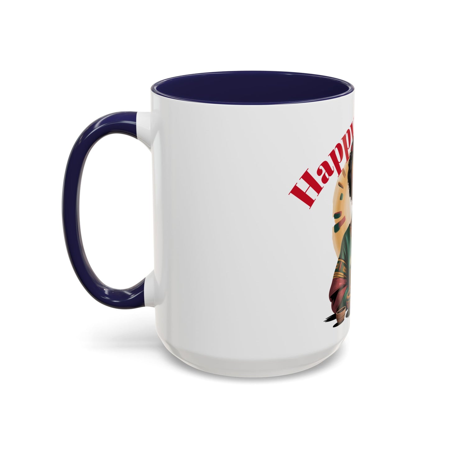 Happy Kwanzaa Mug for Black Women | Afrocentric Empowerment Coffee Cup | Cultural Heritage Gift for Kwanzaa Celebration