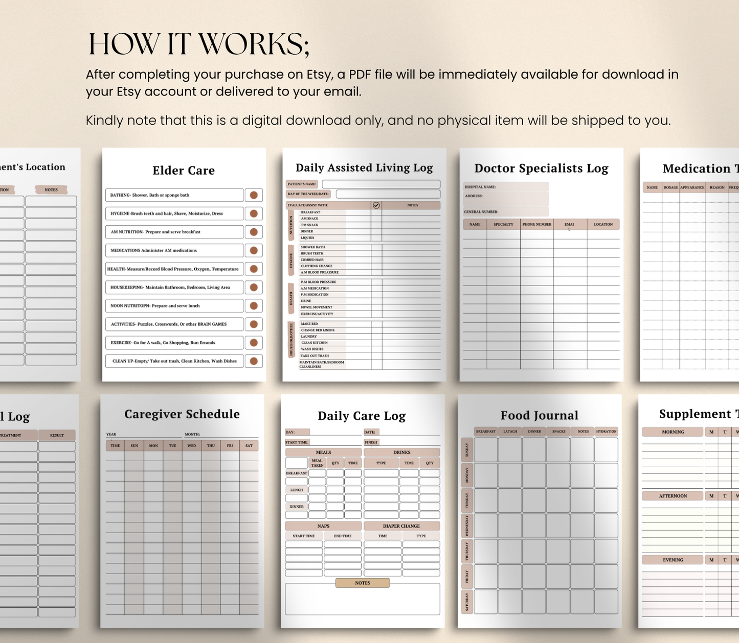 Black Women’s Elder Care Management Planner | Editable Canva Caregiving Organizer - Grown Black Glorious