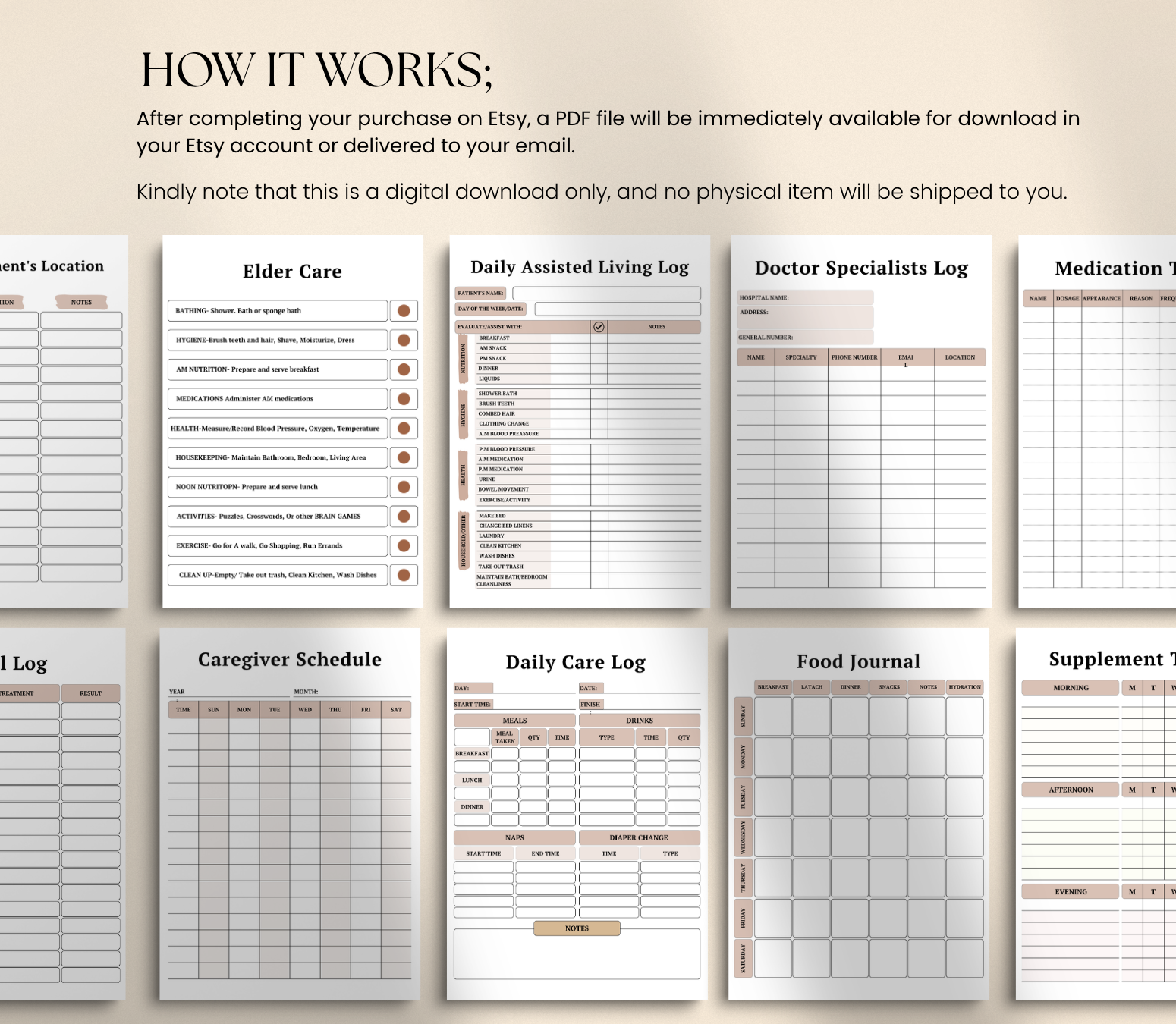 Black Women’s Elder Care Management Planner | Editable Canva Caregiving Organizer - Grown Black Glorious