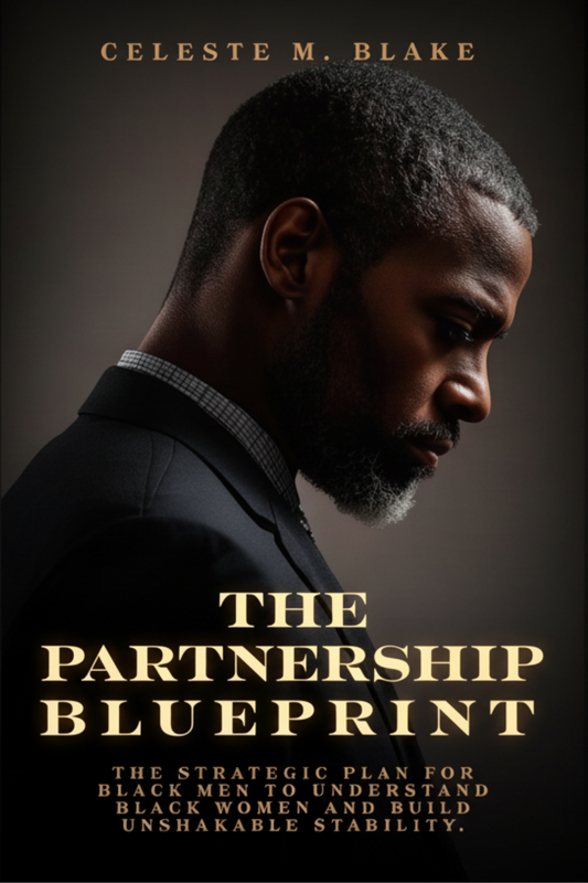 The Partnership Blueprint Volume I Information Manual by Celeste M. Blake - A relationship guide for Black men to understand emotional dynamics and build stability with Black women.