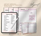 Digital Pregnancy Journal & Tracker: Weekly Symptom Log, Printable PDF Grown Black Glorious