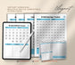 Digital Savings Tracker: Budget Planner, Money Management (Printable PDF & Tablet Friendly) Grown Black Glorious