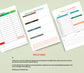 Printable Christmas Planner: Holiday Organizer, Gift List (PDF Download) Grown Black Glorious